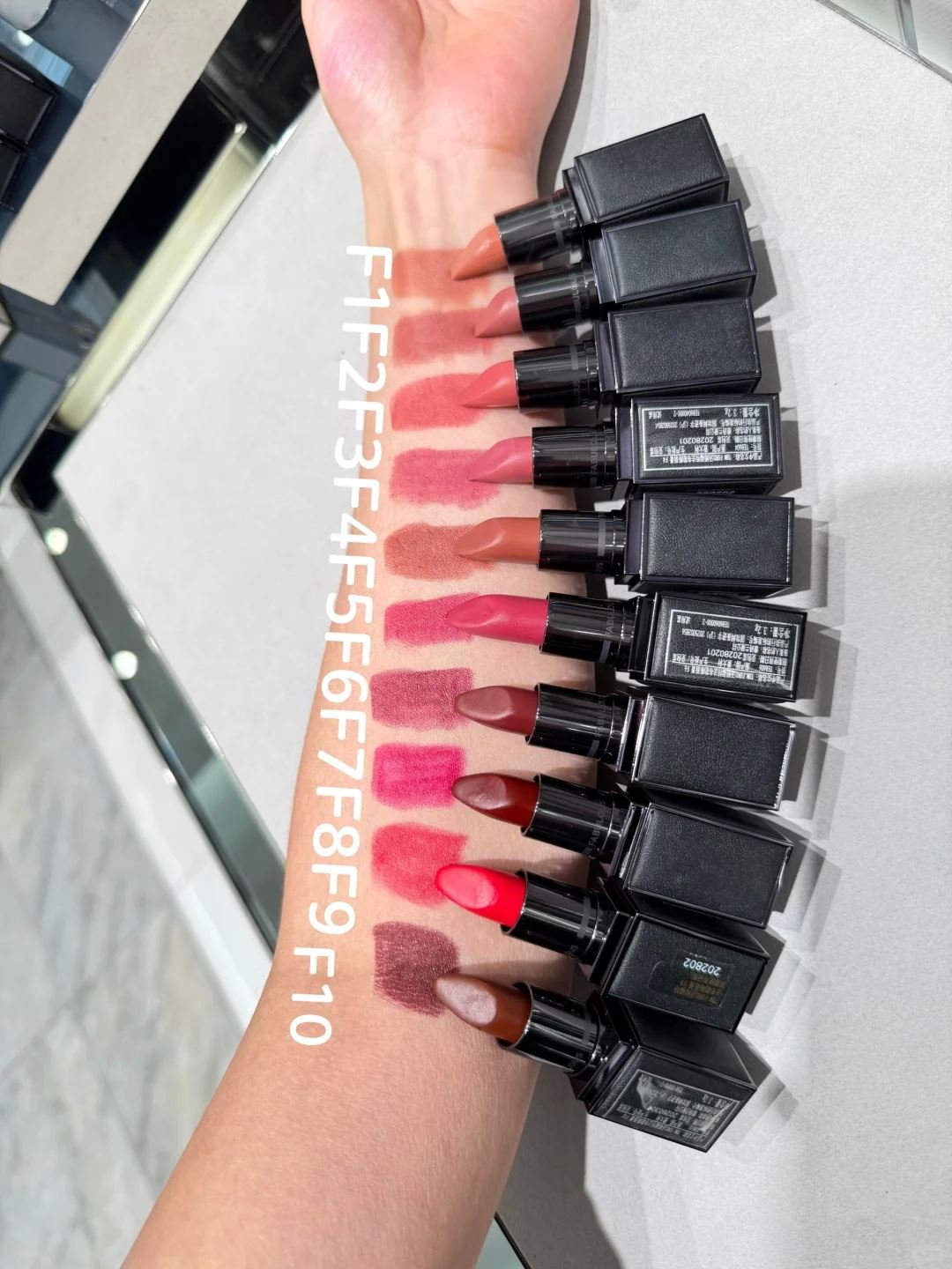 Tom Ford Fucking Fabulous Lip Color 2025 - Swatches
