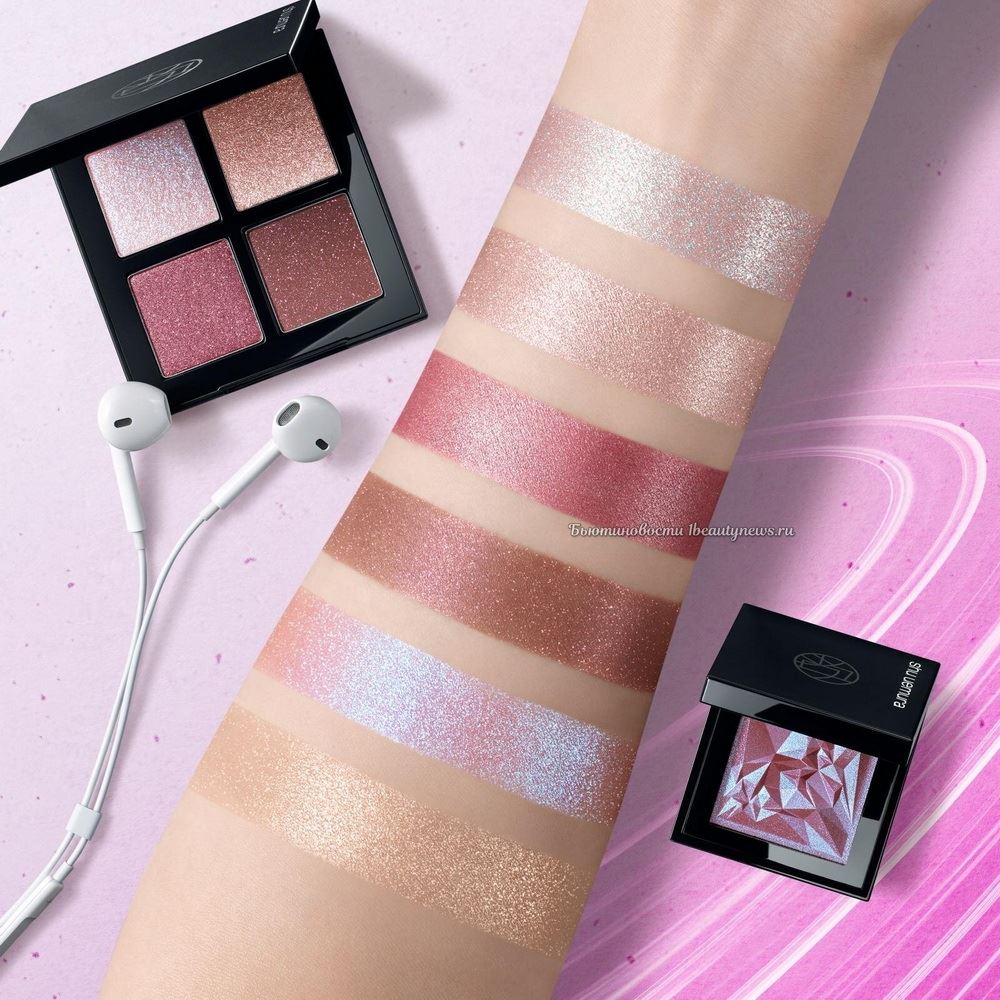 Shu Uemura Eye Sculpt Assy Rose Spring 2026 - Swatches