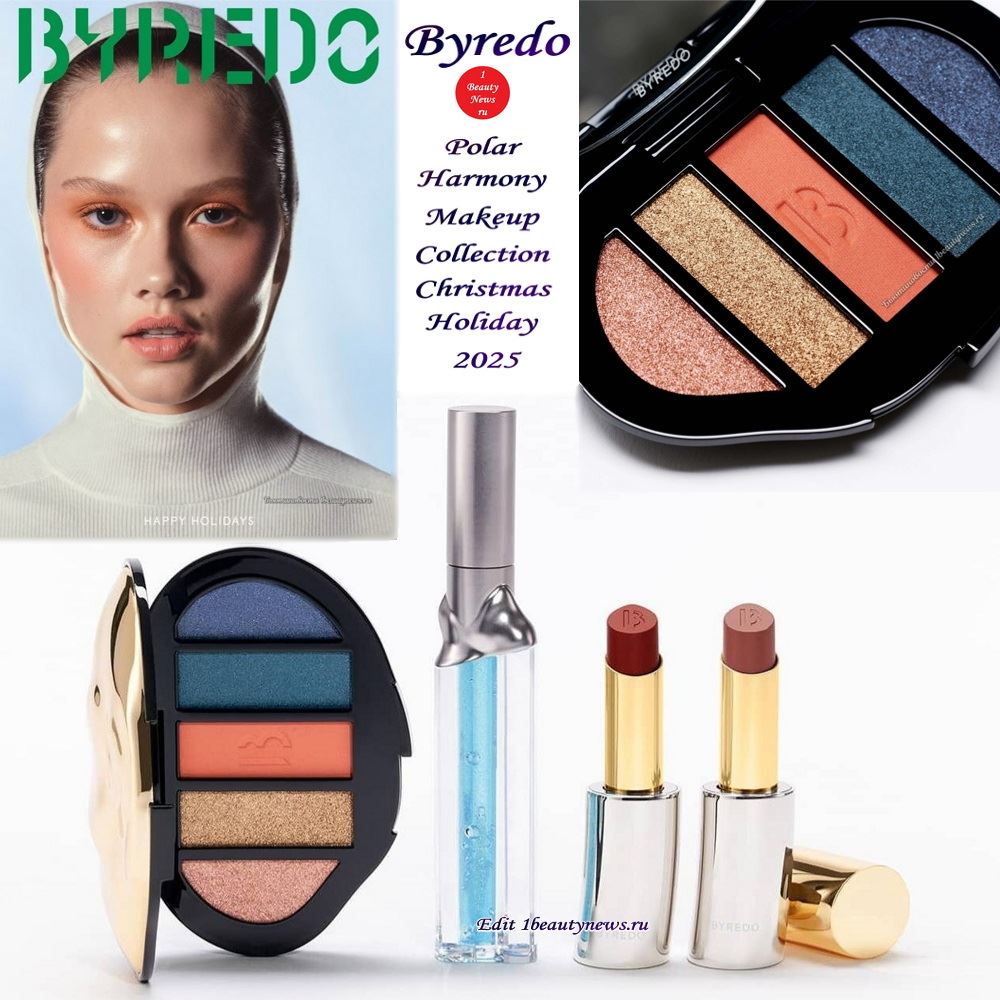 Рождественская коллекция макияжа Byredo Polar Harmony Makeup Collection Christmas Holiday 2025