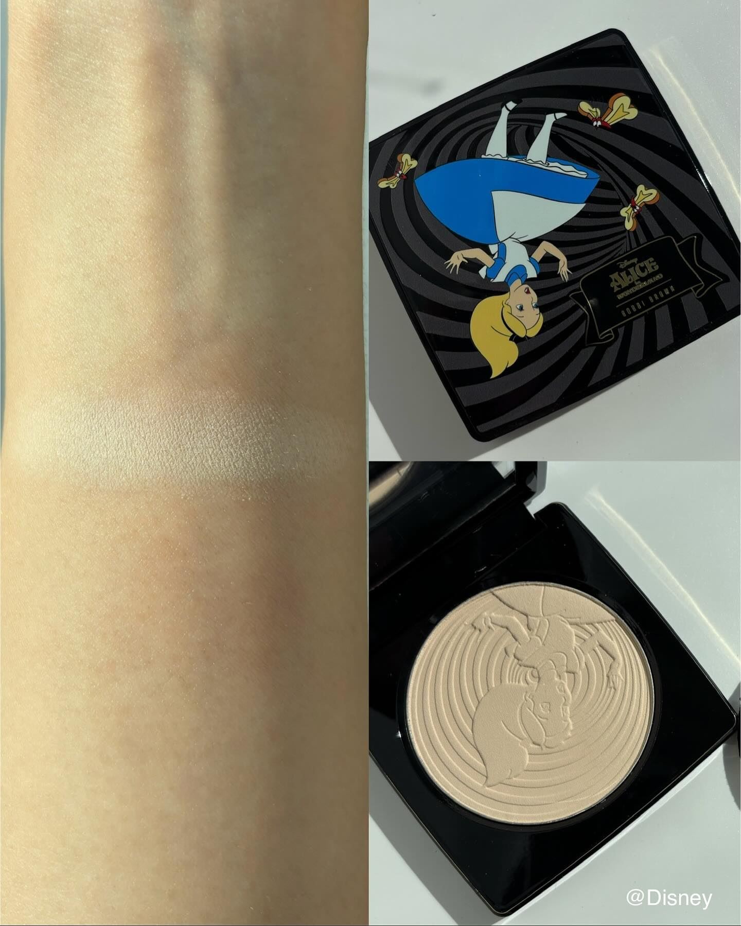 Bobby Brown Alice in Wonderland Sheer Finish Pressed Powder - Swatches