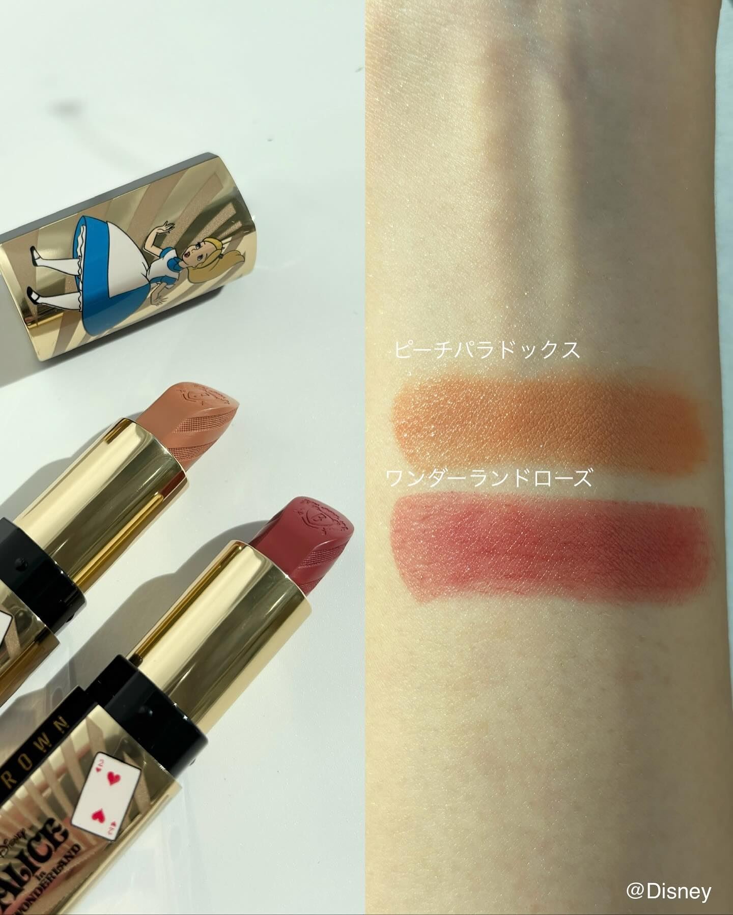 Bobby Brown Alice in Wonderland Luxe Lipstick - Swatches
