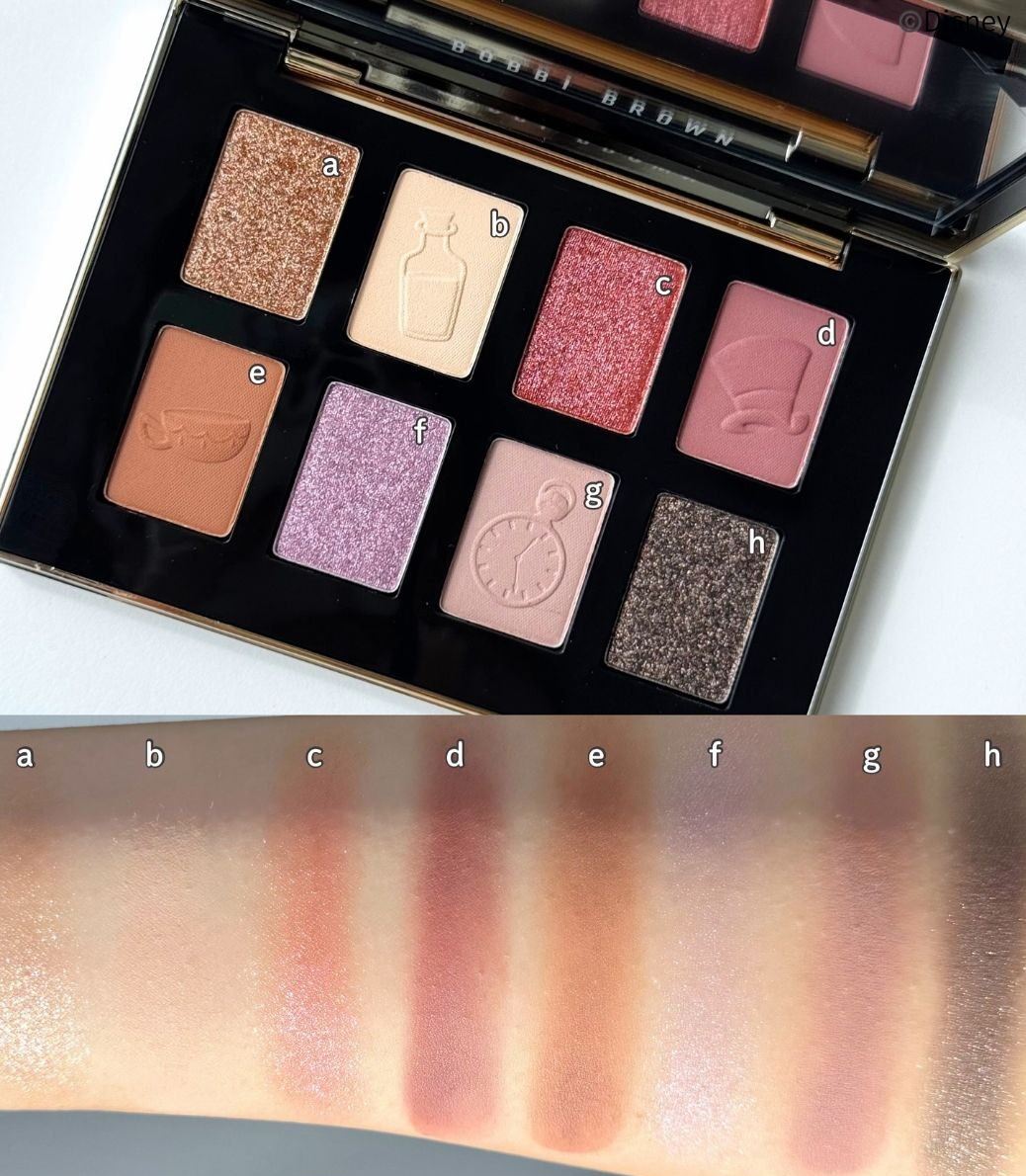Bobby Brown Alice in Wonderland Eyeshadow Palette - Swatches