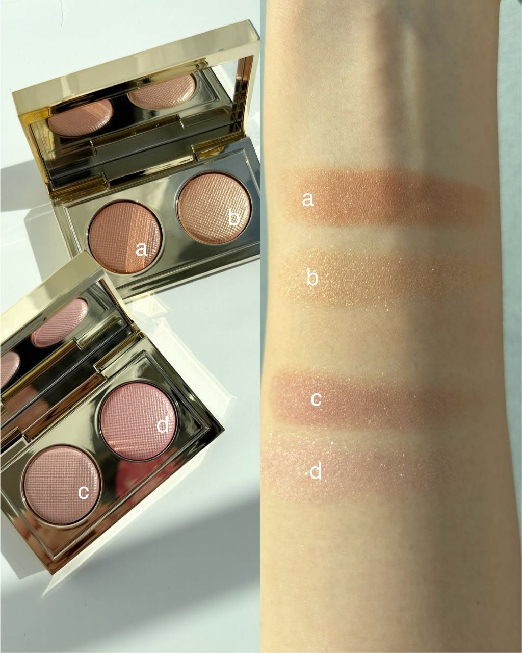 Bobbi Brown Luxe Eye Shadow Duo Christmas Holiday 2025 - Swatches