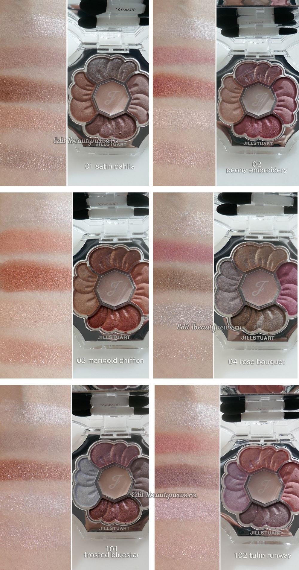 Jill Stuart Dressed Bloom Eyes Spring 2026 - Swatches