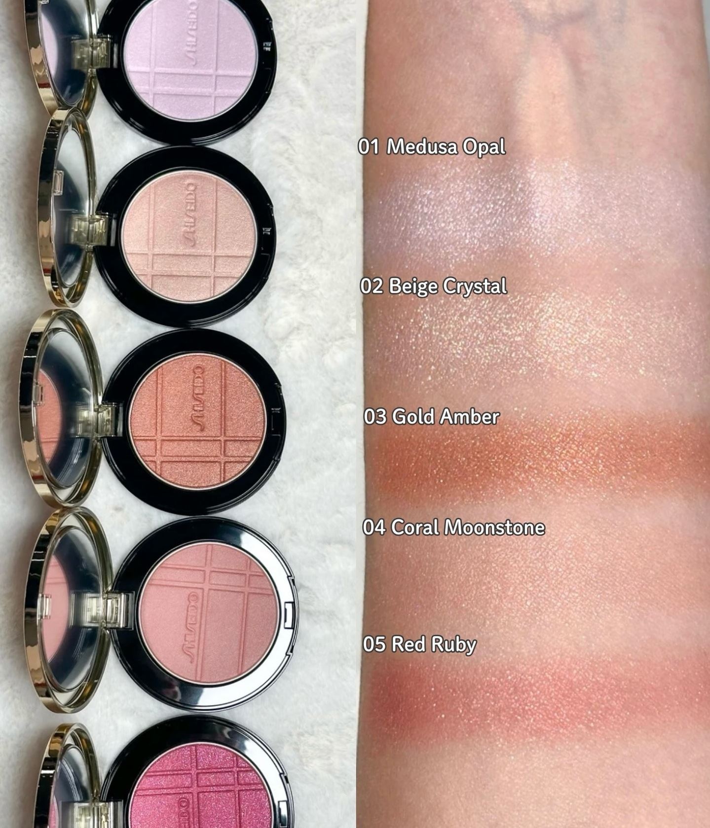 Shiseido Color + Glow Enhancer Spring 2026 - Swatches