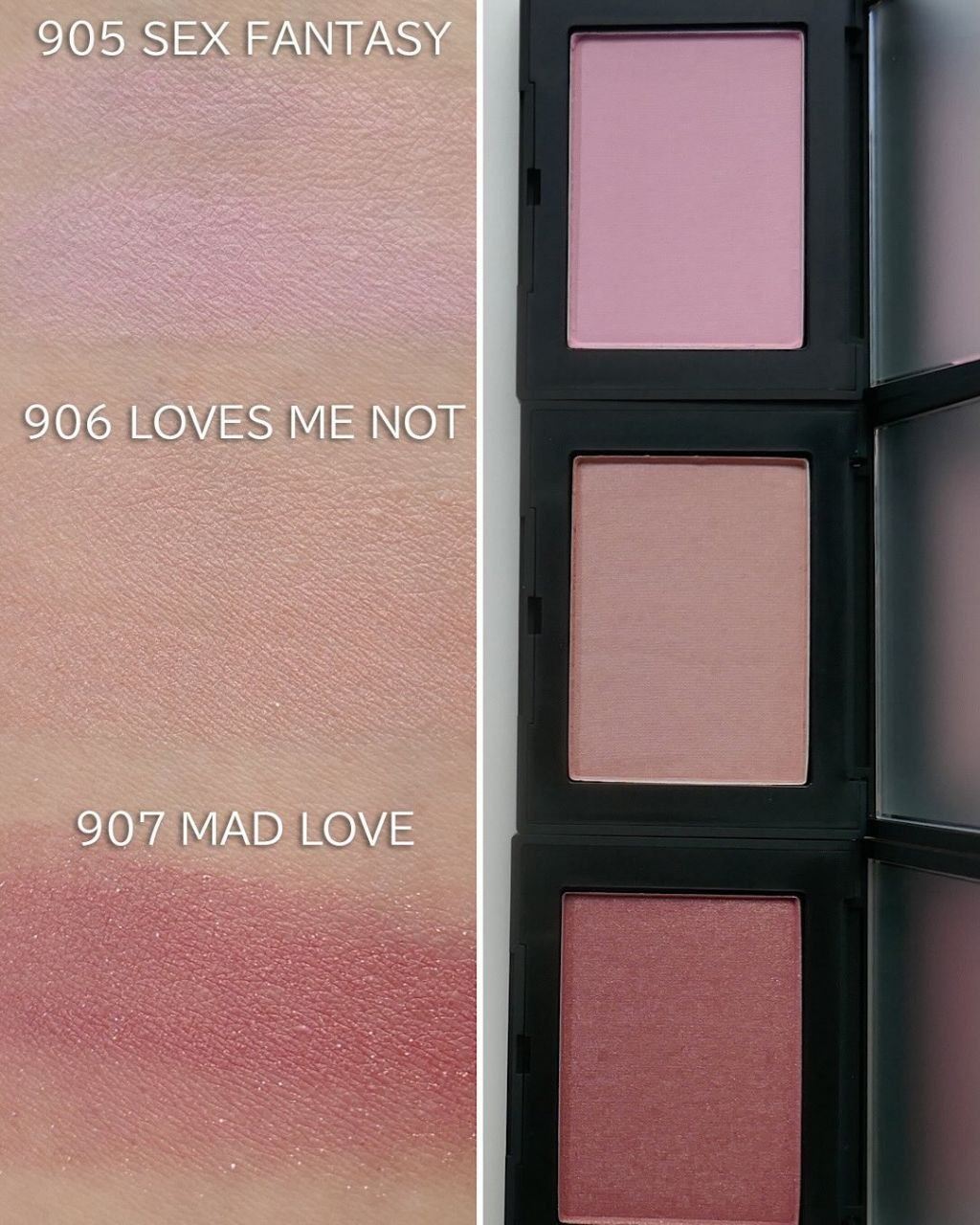 NARS Blush Valentine's Day Spring 2026 - Swatches