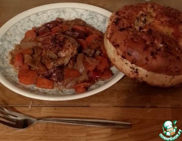 Курица ясса по-сенегальски