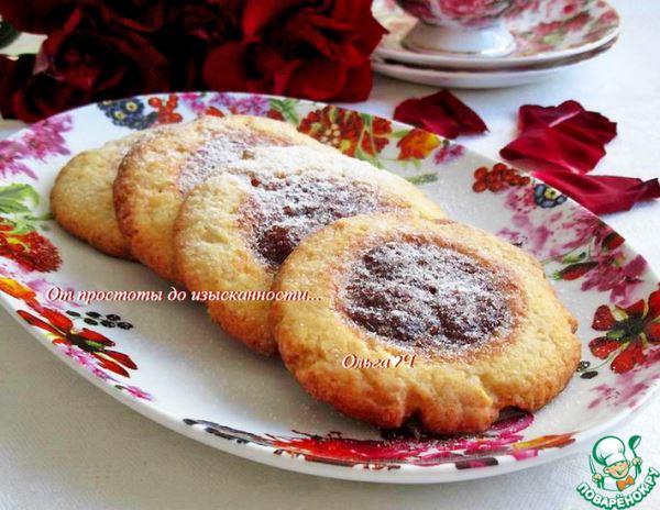 Творожное печенье с "джемом"