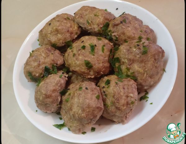 Домашние котлеты из кабачков с фаршем