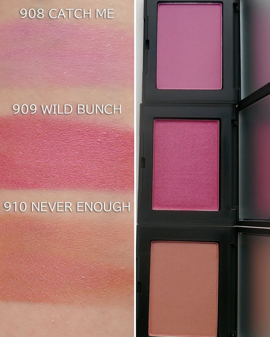 NARS Blush Valentine's Day Spring 2026 - Swatches