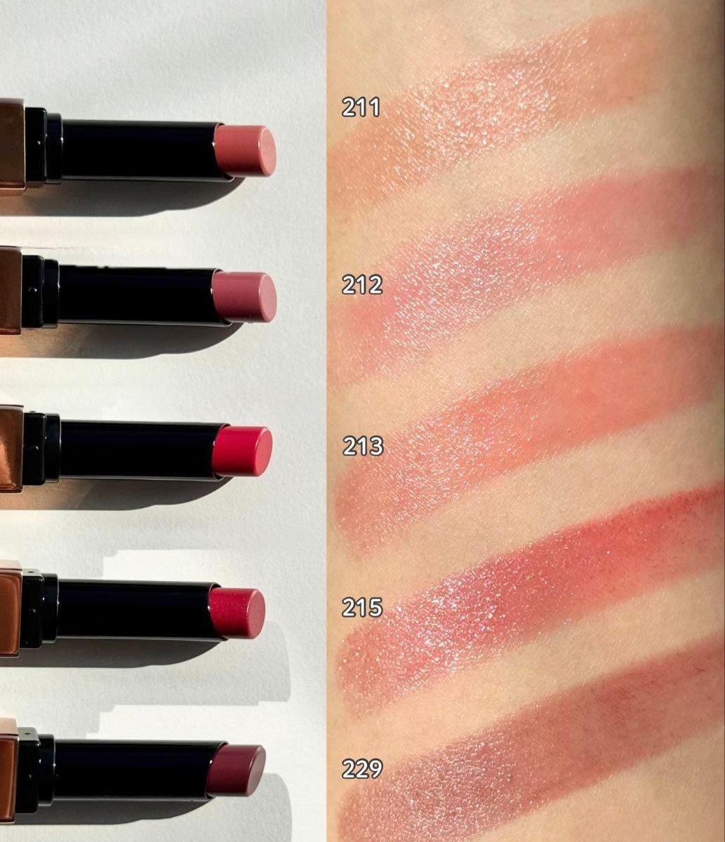 NARS Afterglow Sensual Shine Lipstick Valentine's Day Spring 2026 - Swatches